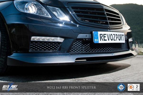 e63 rbs carbon front splitter 22