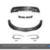 RZA Complete Aerokit For W176 with AMG bodykit (Stage 1) (w/o GT Spoiler, Vented Bonnet & Side Skirt)